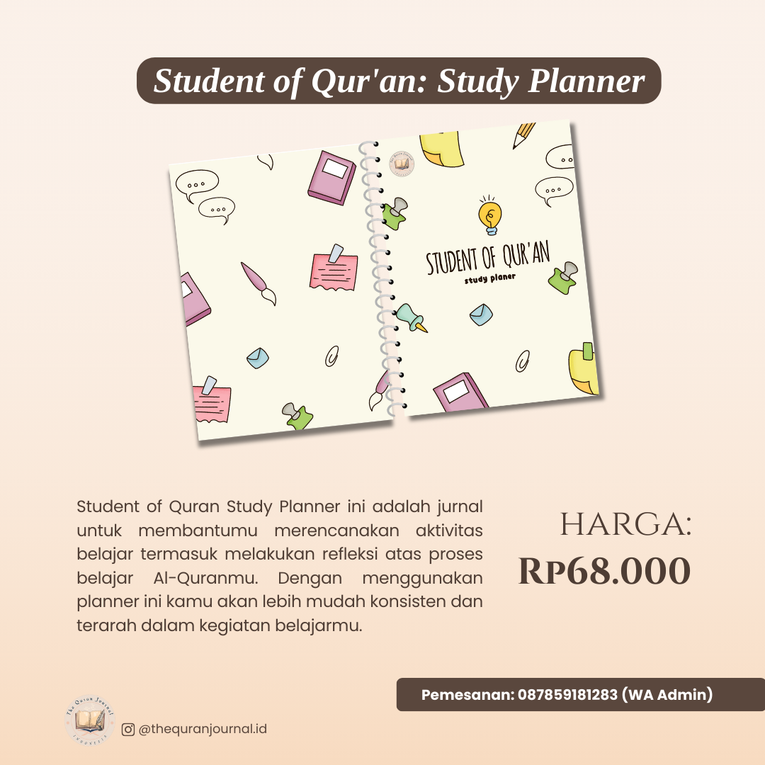 Student Of Quran Study Planner