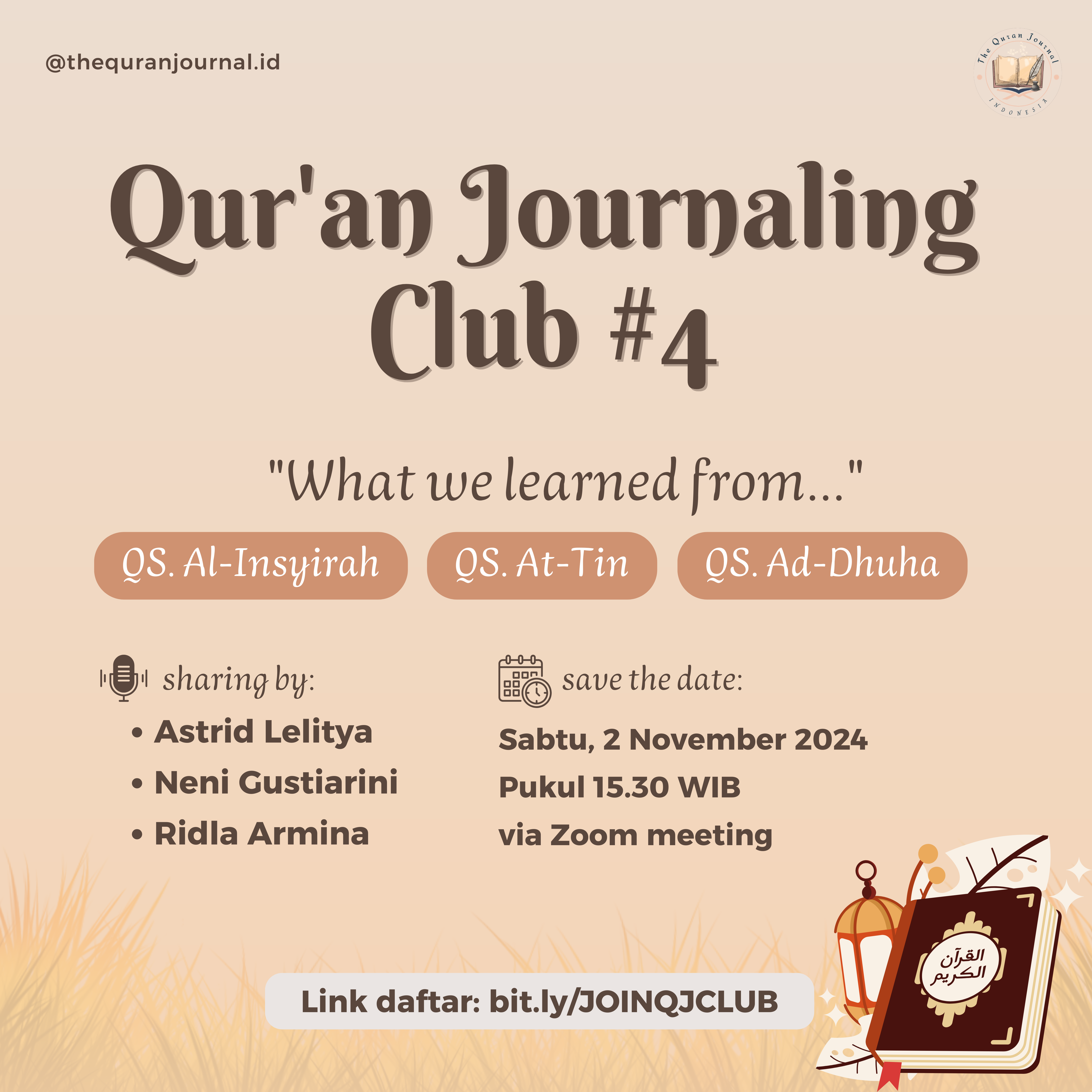 Qur'an Journaling Club #4